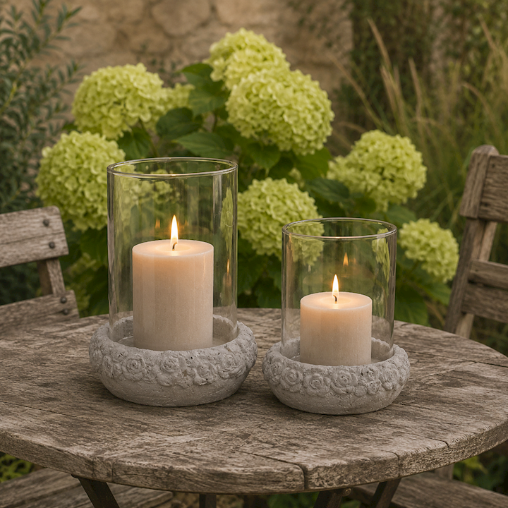 MARINO ROSE WINDLIGHT SMALL 12x12x15cm